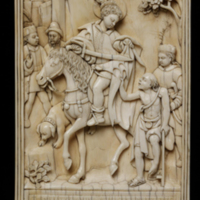 Relief, Ivory, 'St Martin and the Beggar'