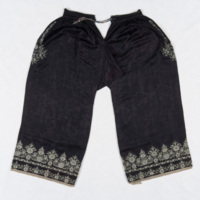 Silk Trousers with Animal Motifs