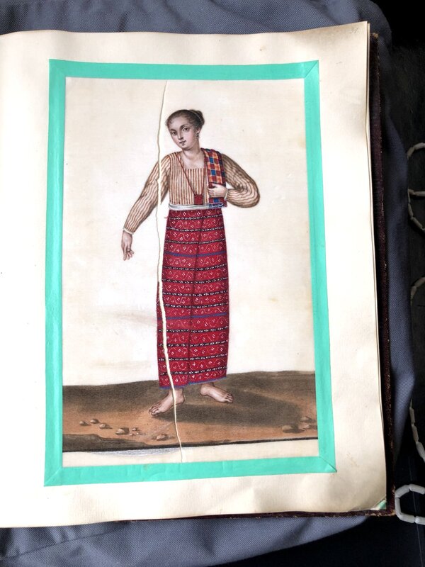 India de Bisaya - An Indian Woman of Bisayas (with Red Patadyong and ...