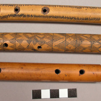 Cane flageolets used mostly by unmarried girls
