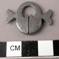 Lead ornament, 3.1 cm.
