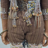 Beaded trousers