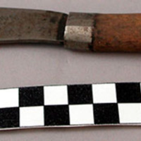 Knife used by women in weeding and loosening earth around plants