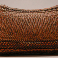 Small basket wallet in three sections