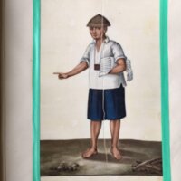Indio de Yloco - An Indian of Yloco<br /><br />
___<br /><br />
Coleccion de trajes Manila y de las Provincias Ynbentado <br /><br />
Watercolour Vol 1