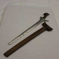 Sword with scabbard (Keris)