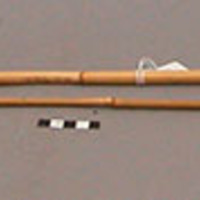 Bamboo arrows with iron notched heads