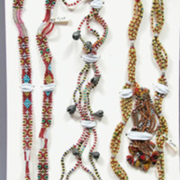 Bead necklaces with bells