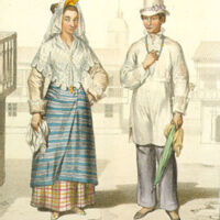 Chinese-Filipino mestizo costume, 1800s