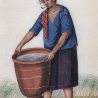 Indio de Pampanga Aguarero -An Indian Sugar Baker of Pampanga<br /><br />
___<br /><br />
Coleccion de trajes Manila y de las Provincias Ynbentado <br /><br />
Watercolour Vol 1