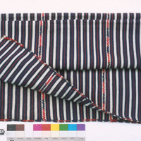 Skirts, woven, linen and cotton, blue red brown and yellow striped designs