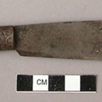 Priest's knife used in cutting open hogs