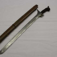 Sword with scabbard (Moro)