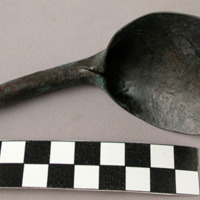Beaten copper spoons made from crude copper obtained from benguet +