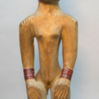 Carved wooden figure, &quot;bulol&quot;