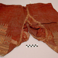 Man's trousers, hemp fibre