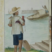 Watercolour from Colección de trages de Manila