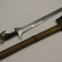 Sword with scabbard