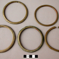 Brass leg rings